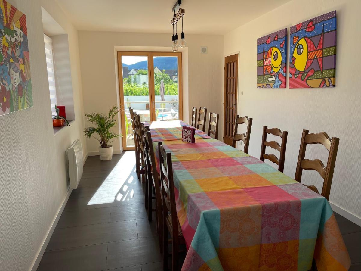 Alsacebnb - Gite 12 Personnes Dans Le Vignoble - Piscine Privee & Spa Ammerschwihr Zewnętrze zdjęcie